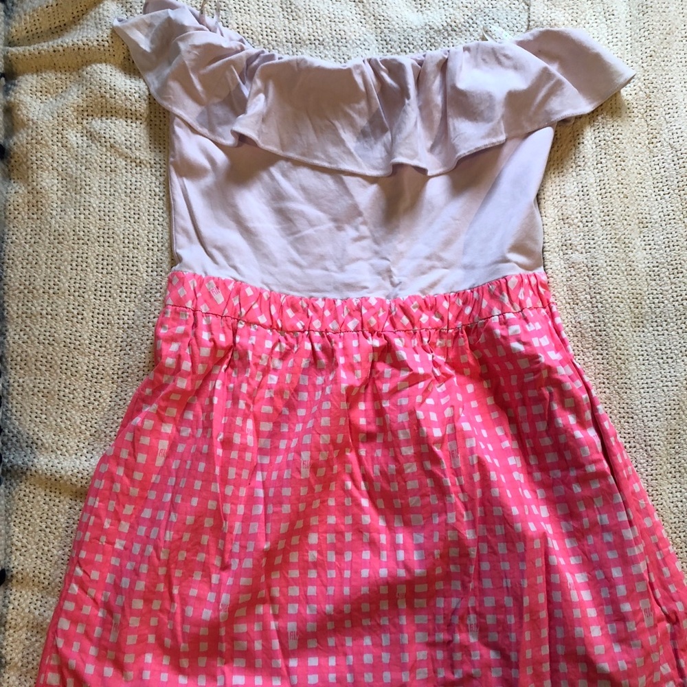 Strapless stretch Lilly Pulitzer dress